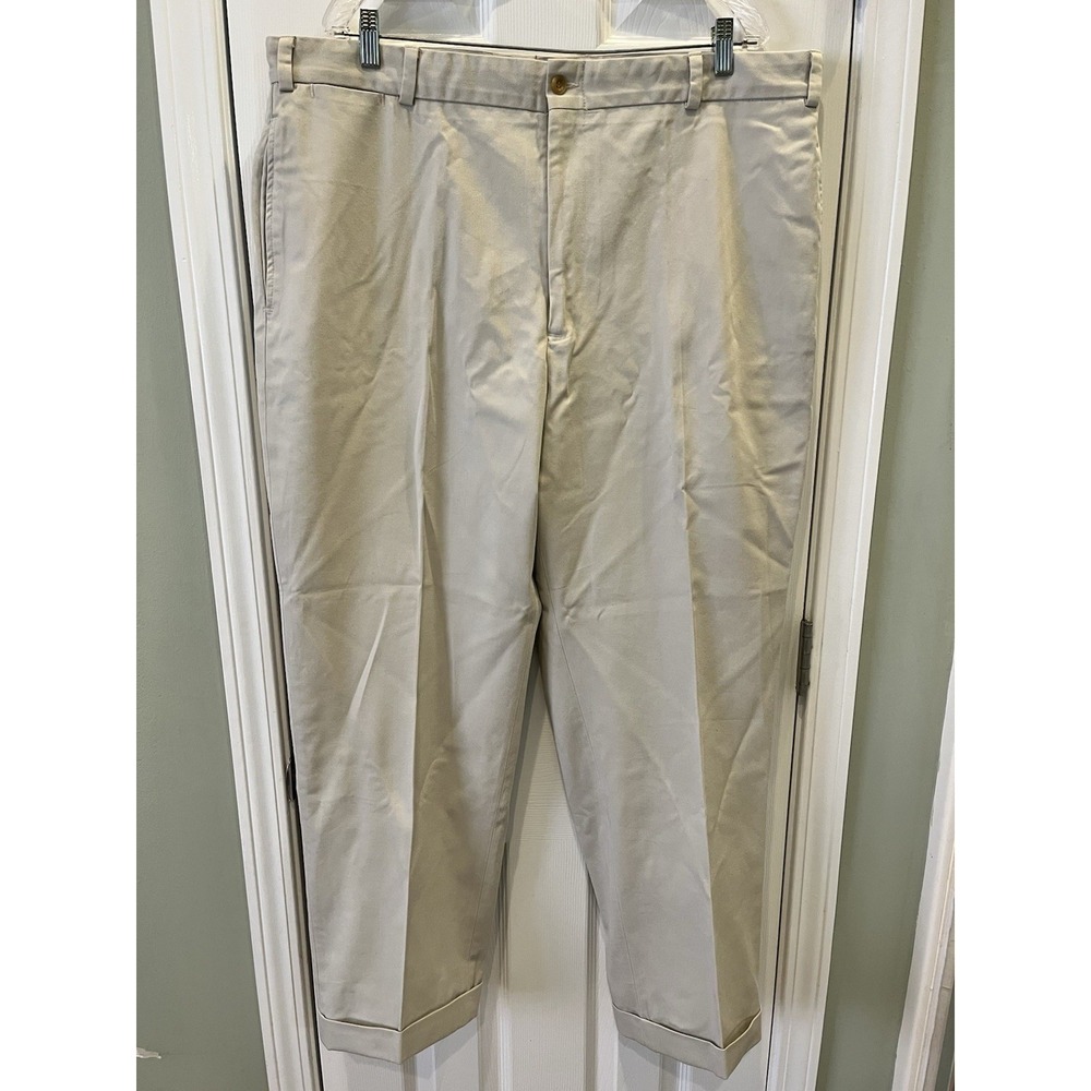 Bills Khakis M1 Twill Pants Mens 42x30.5 Relaxed Fit Cuffed Khaki Chino NWT
